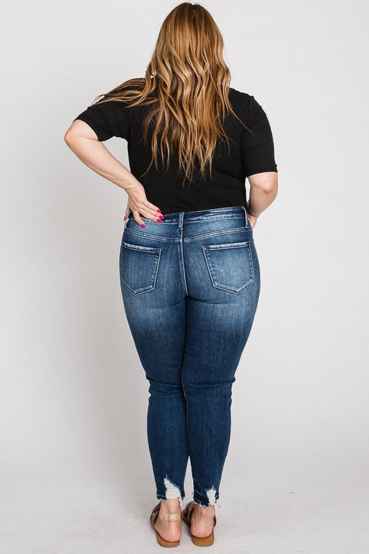 Petra Plus Size High Rise Skinny Jeans