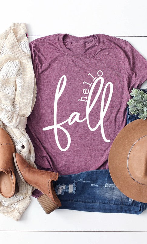 Hello Fall Graphic T-Shirt