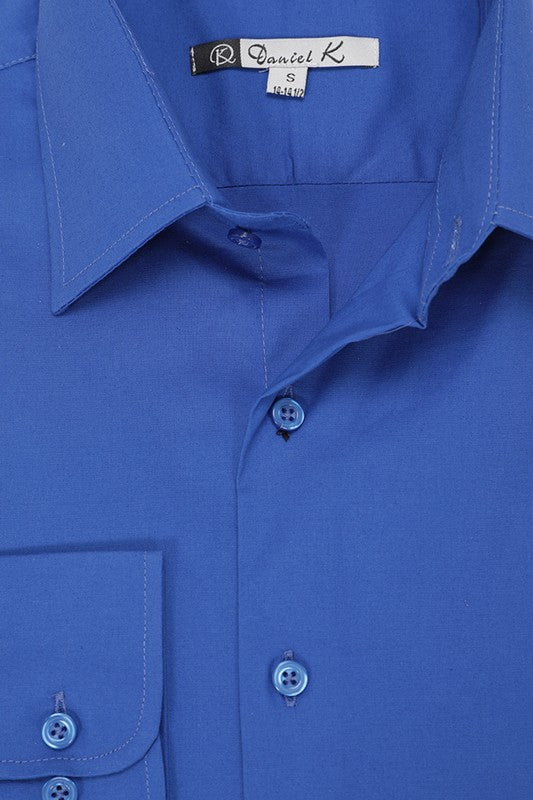 Royal Blue Long Sleeve Dress Shirt M Royal Blue Long Sleeve Dress Shirt M