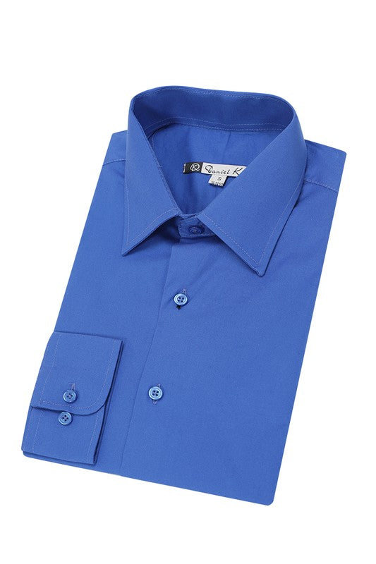 Royal Blue Long Sleeve Dress Shirt