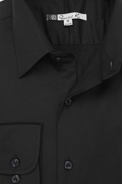 Black Long Sleeve Dress Shirt M Black Long Sleeve Dress Shirt M