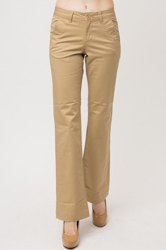 Classic Cotton Straight Fit Pants