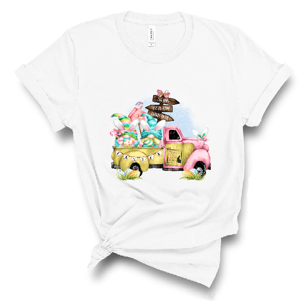 Easter Gnome Truck T-Shirt