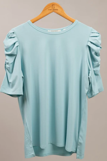 Amelia Crepe Puff Sleeve Top