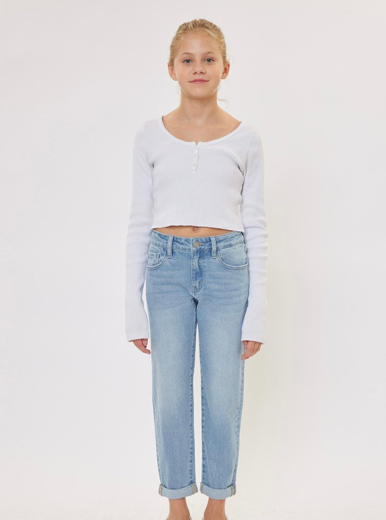 Youth KanCan Mom Fit Jeans